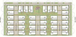 Site plan for the 2500 R Midtown affordable housing community. (Courtesy: Pacific Housing)